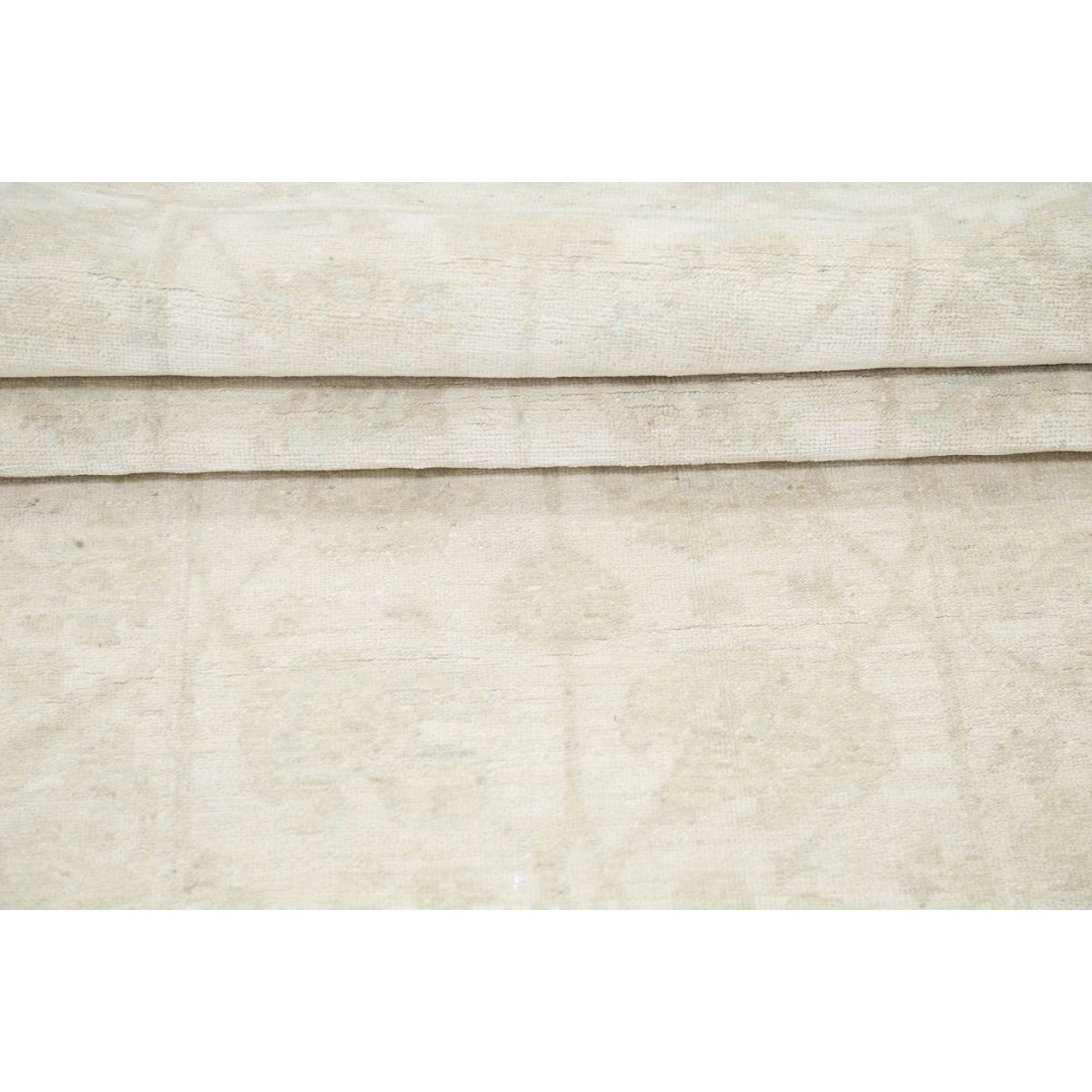 Serenity 3x10 Handmade Double Knotted Washable Wool Runner - Soft Hues