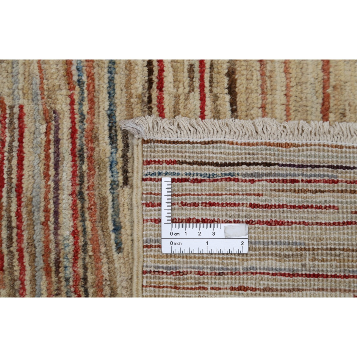 Modcar 6x8 Handmade Double Knotted Washable Wool Rug - Colorful
