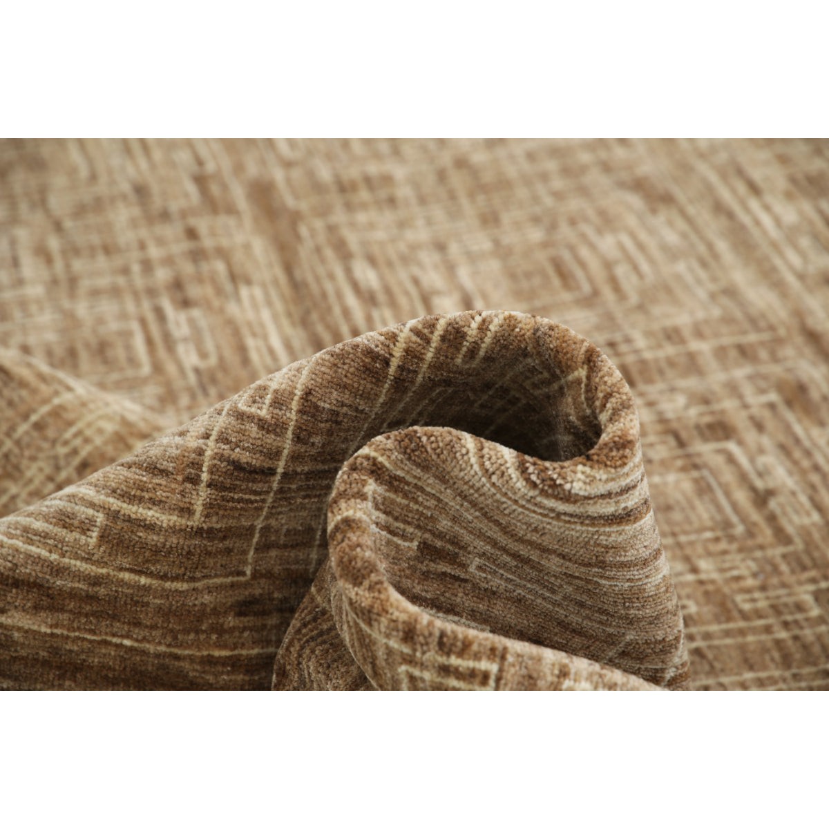 Modcar 8x11 Handmade Double Knotted Washable Wool Rug - Colorful