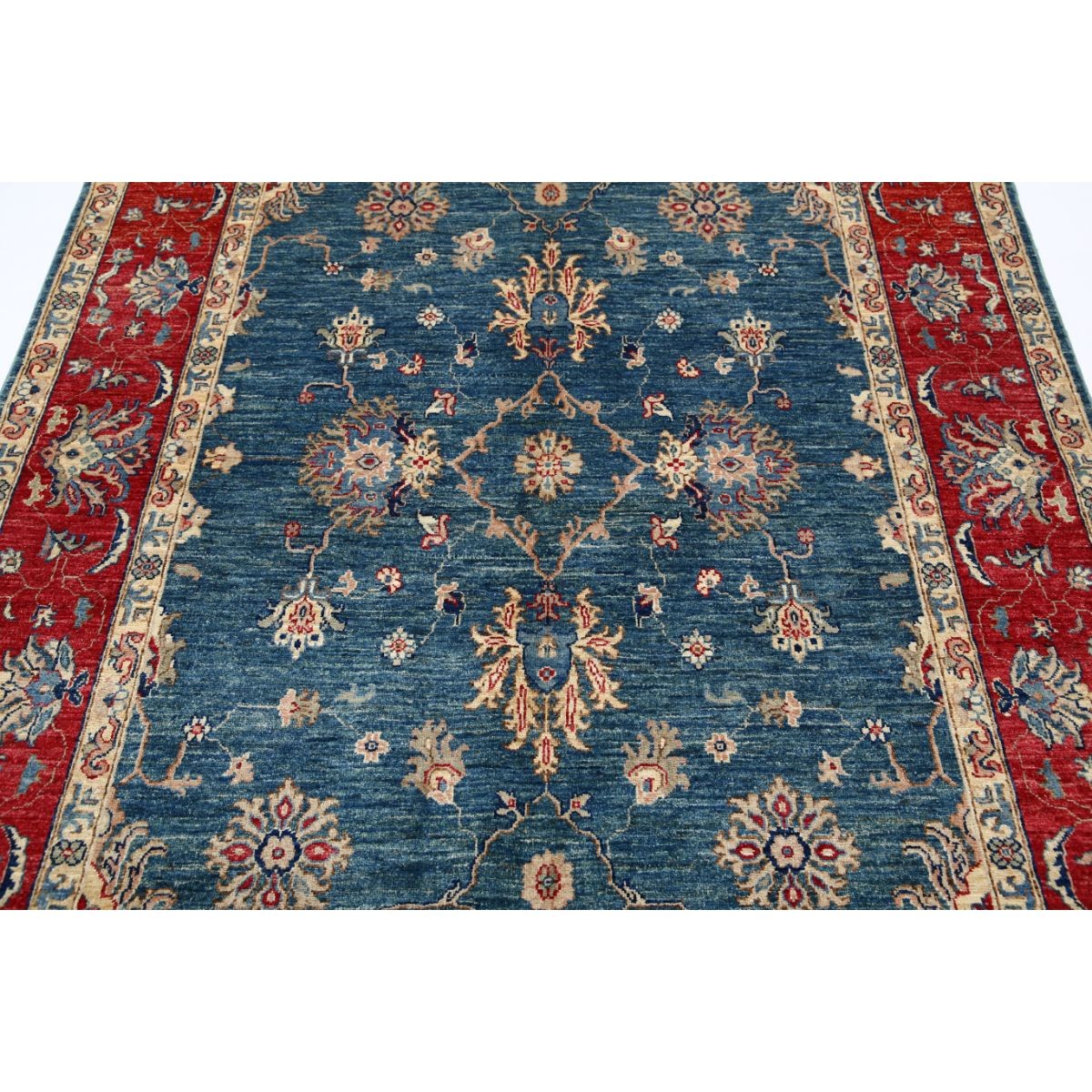 Ziegler 5x9 Handmade Double Knotted Washable Wool Rug - Colorful