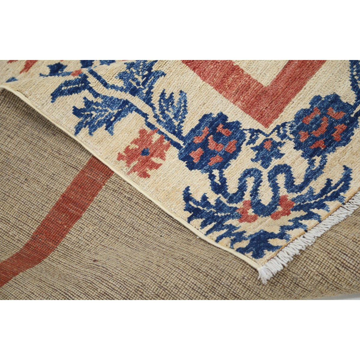 Modcar 5x7 Handmade Double Knotted Washable Wool Rug - Colorful