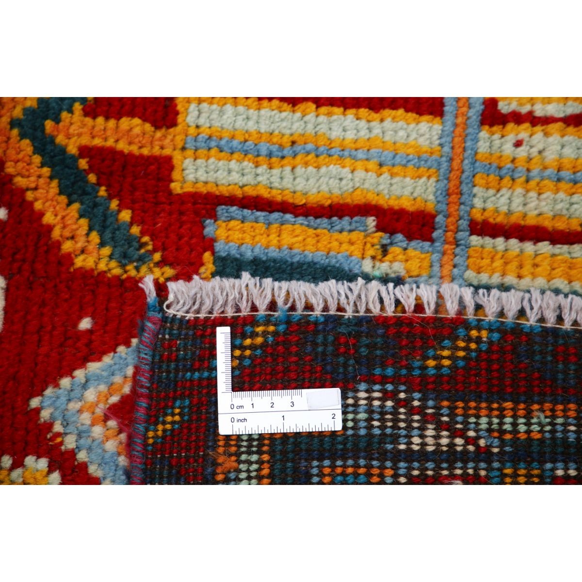 Revival 4x6 Handmade Double Knotted Washable Wool Rug - Colorful