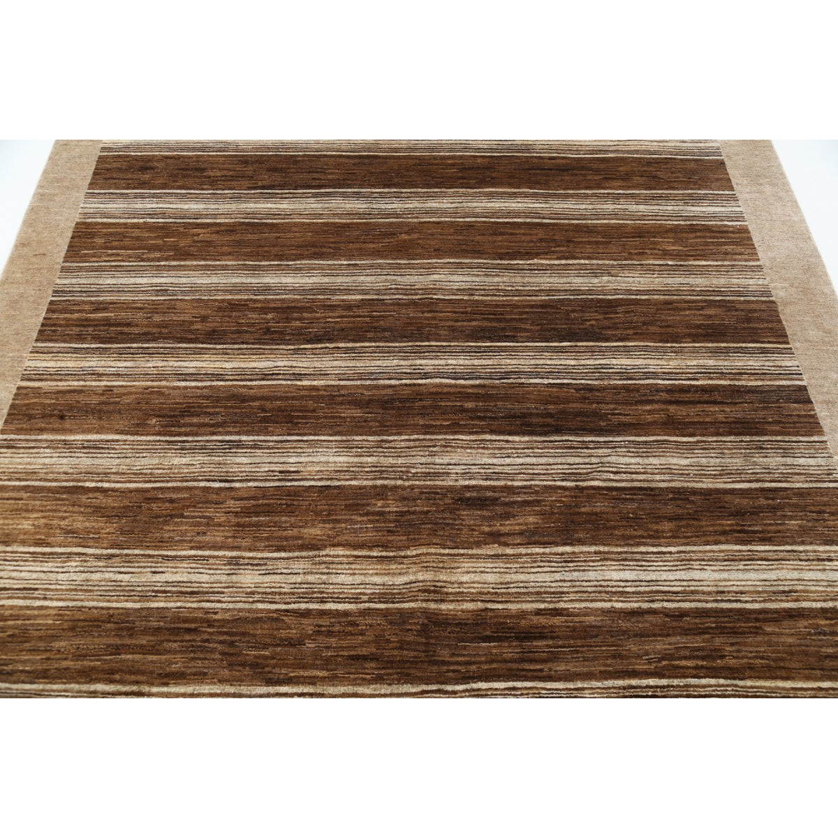 Modcar 7x8 Handmade Double Knotted Washable Wool Rug - Colorful