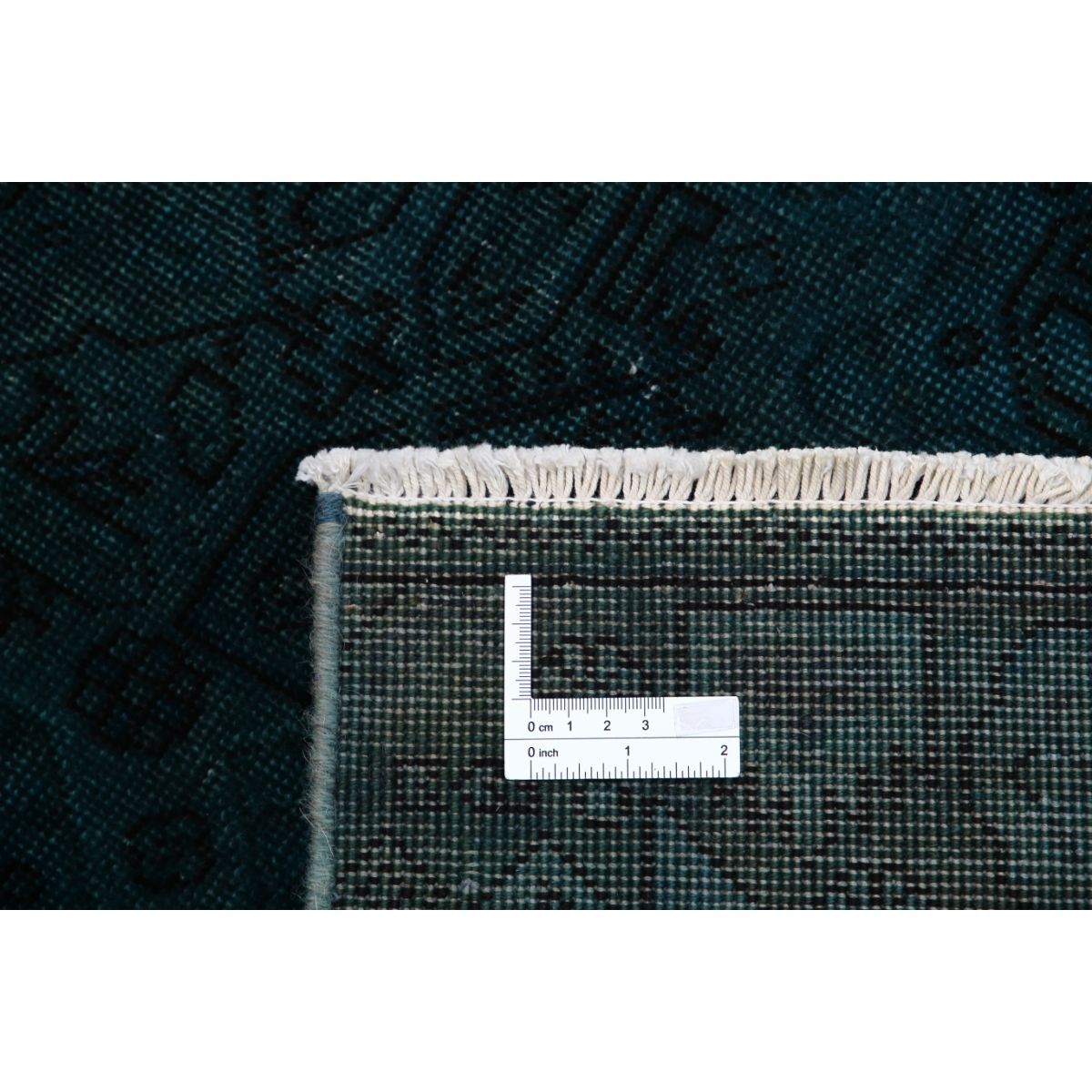 Overdye 3x7 Handmade Double Knotted Washable Wool Rug - Monochormatic