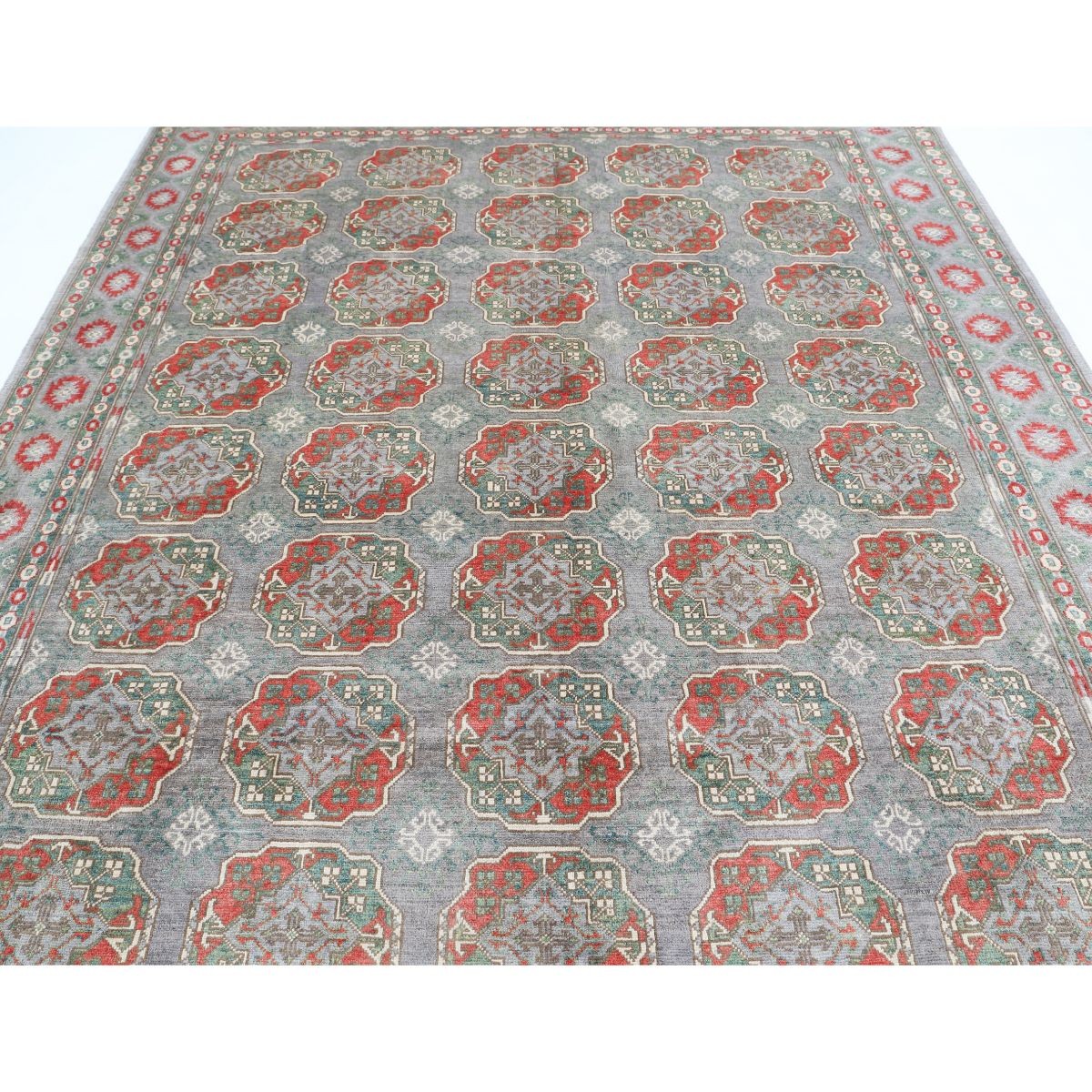 Revival 8x10 Handmade Double Knotted Washable Wool Rug - Colorful