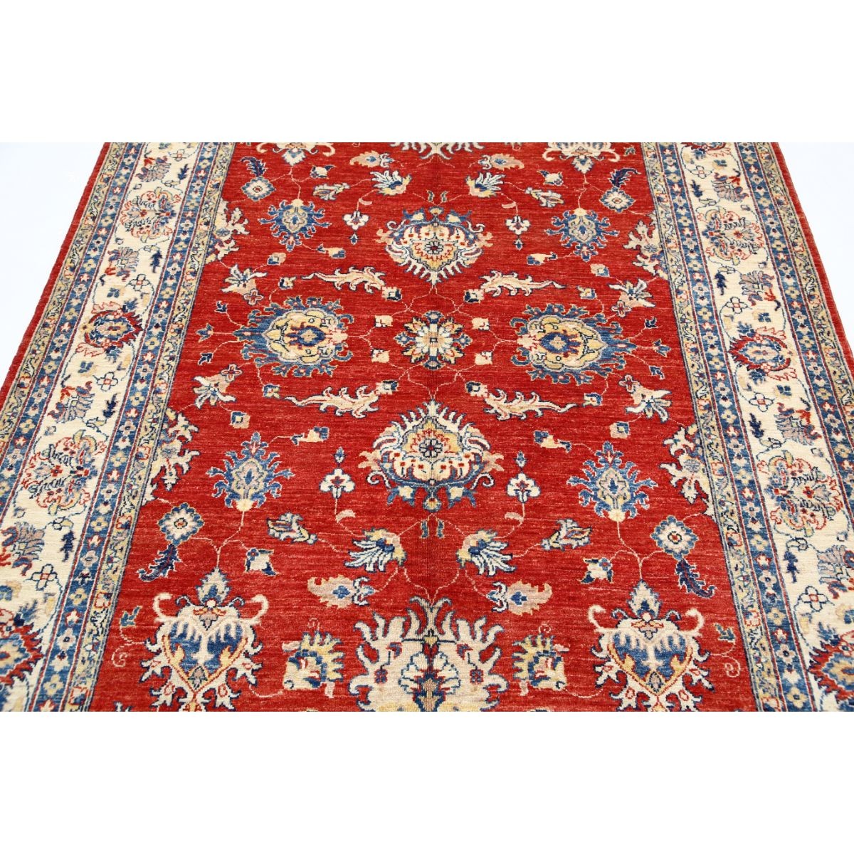 Ziegler 6x8 Handmade Double Knotted Washable Wool Rug - Colorful