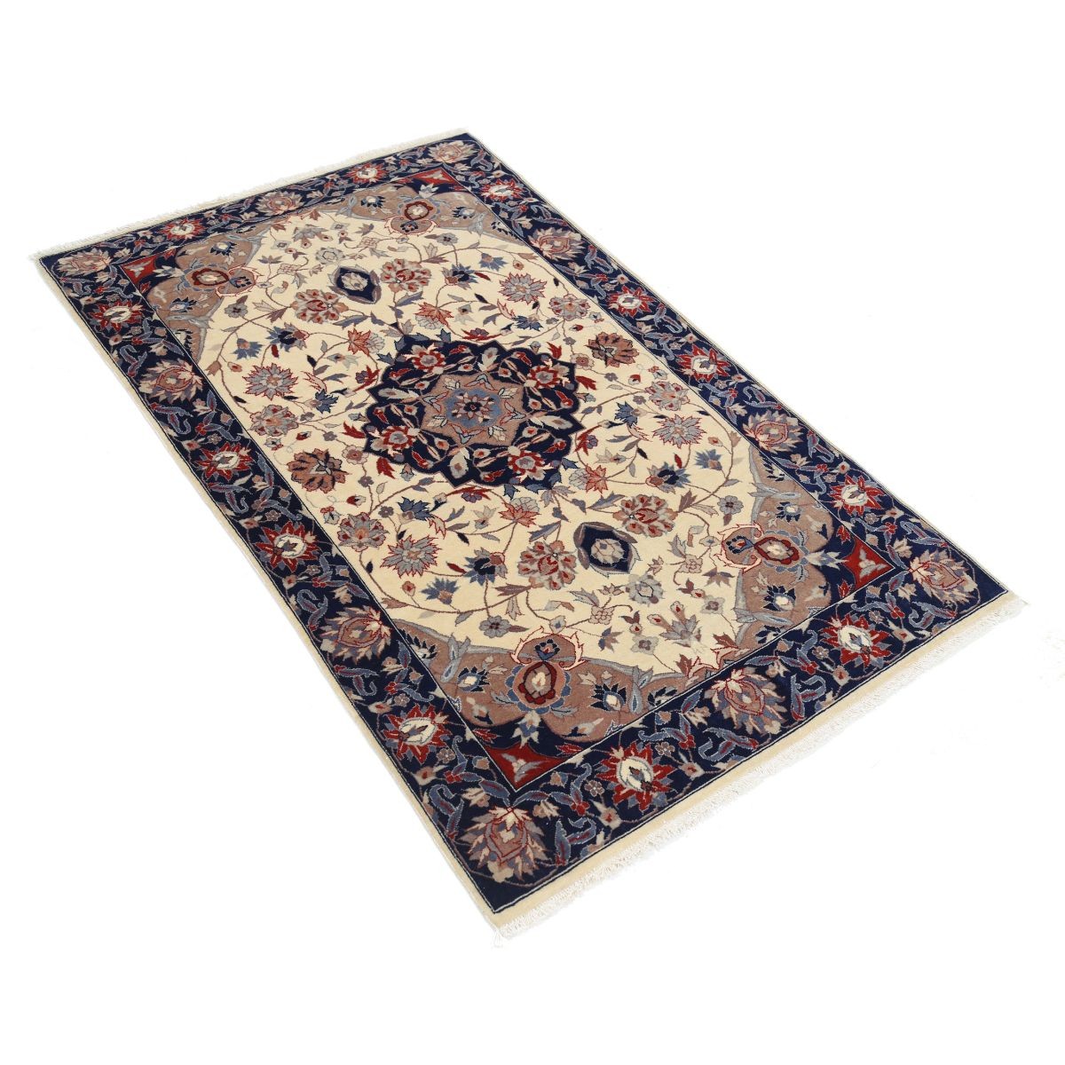 Heritage 3x5 Handmade Double Knotted Washable Wool Rug - Colorful
