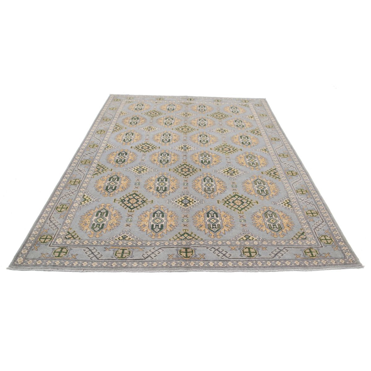 Revival 7x9 Handmade Double Knotted Washable Wool Rug - Colorful