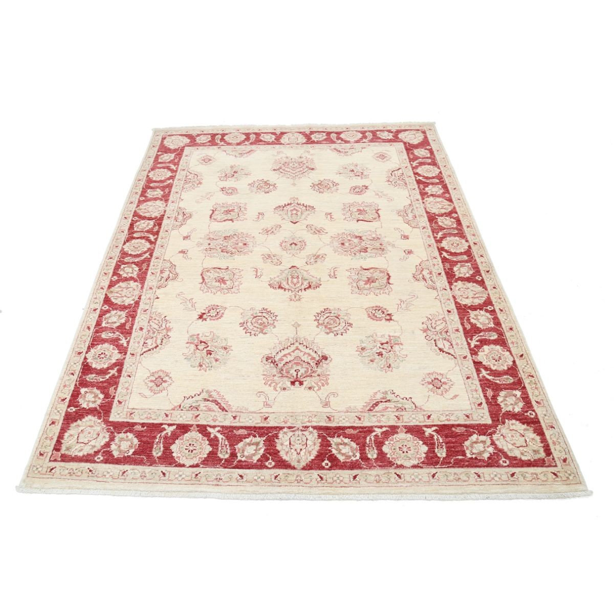 Ziegler 5x7 Handmade Double Knotted Washable Wool Rug - Colorful
