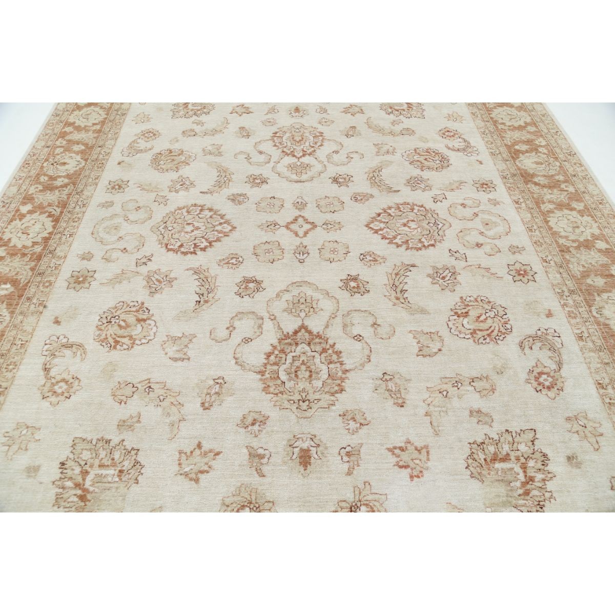 Serenity 9x11 Handmade Double Knotted Washable Wool Rug - Soft Hues