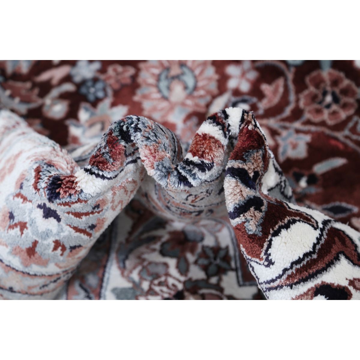 Legacy 9x12 Handmade Double Knotted Washable Art Silk Rug - Colorful