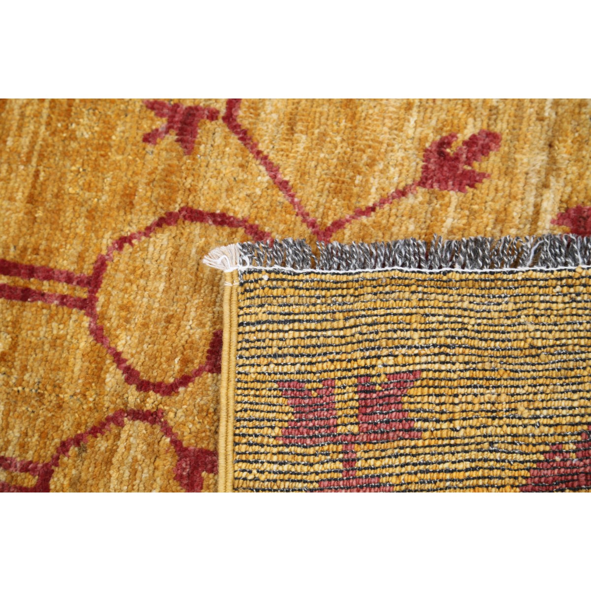 Modcar 3x4 Handmade Double Knotted Washable Wool Rug - Colorful