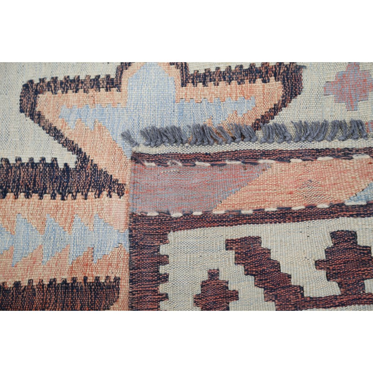 Kafkaas 6x9 Hand Woven Washable Wool Rug - Colorful