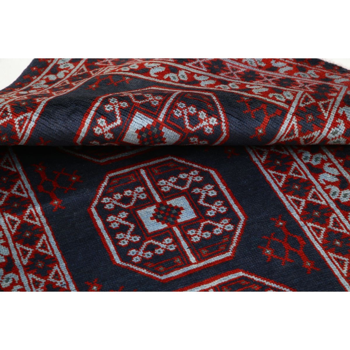 Revival 3x9 Handmade Double Knotted Washable Wool Runner - Colorful