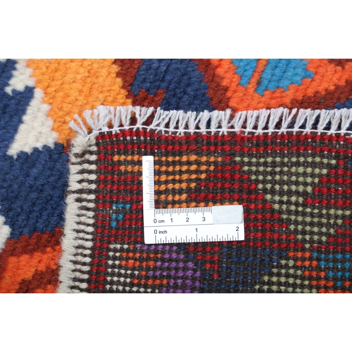 Revival 3x4 Handmade Double Knotted Washable Wool Rug - Colorful