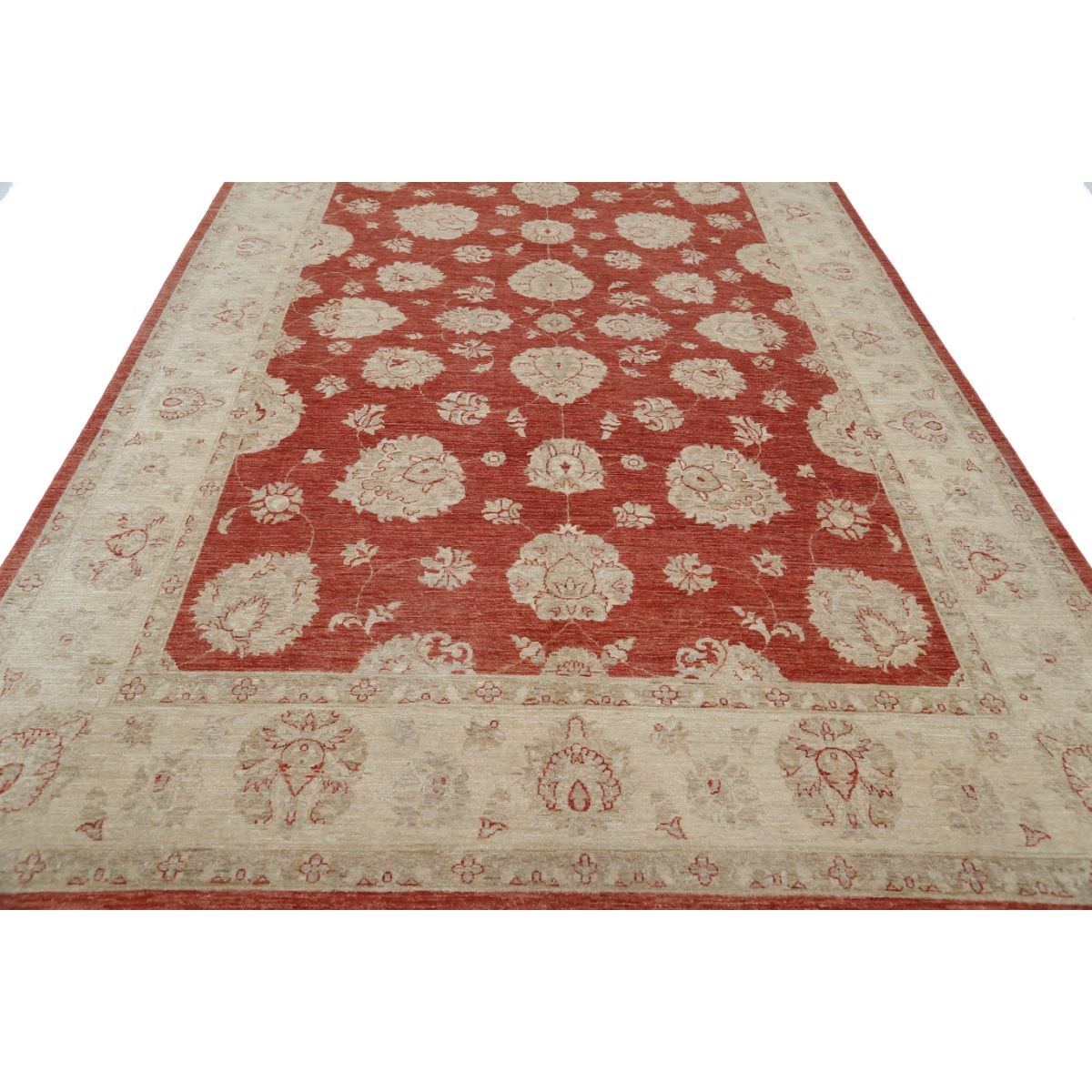 Ziegler 8x12 Handmade Double Knotted Washable Wool Rug - Colorful
