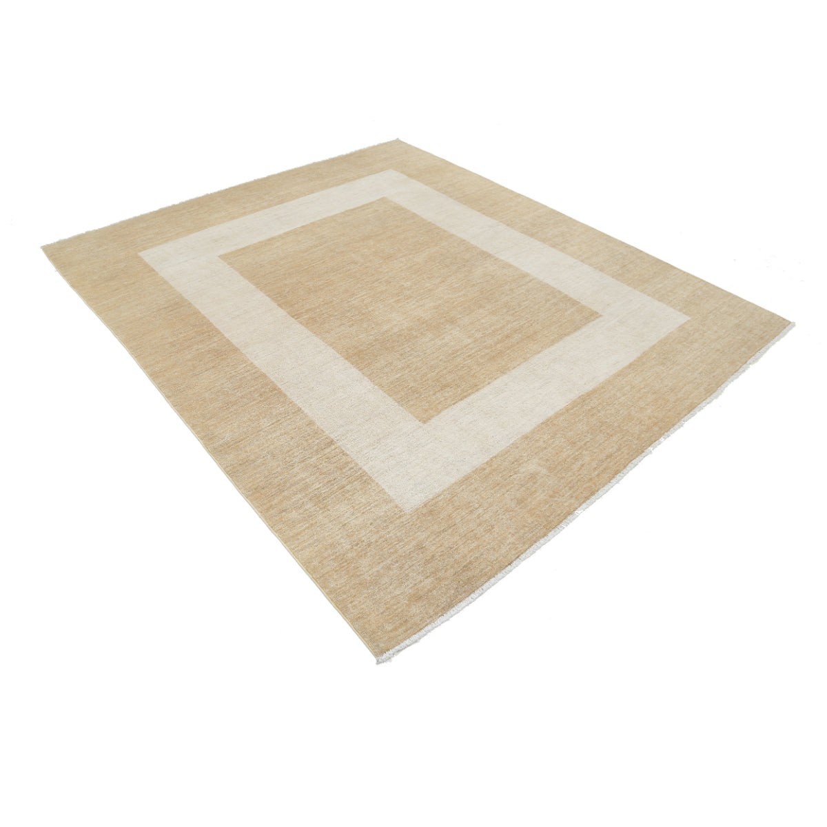 Modcar 7x8 Handmade Double Knotted Washable Wool Rug - Colorful