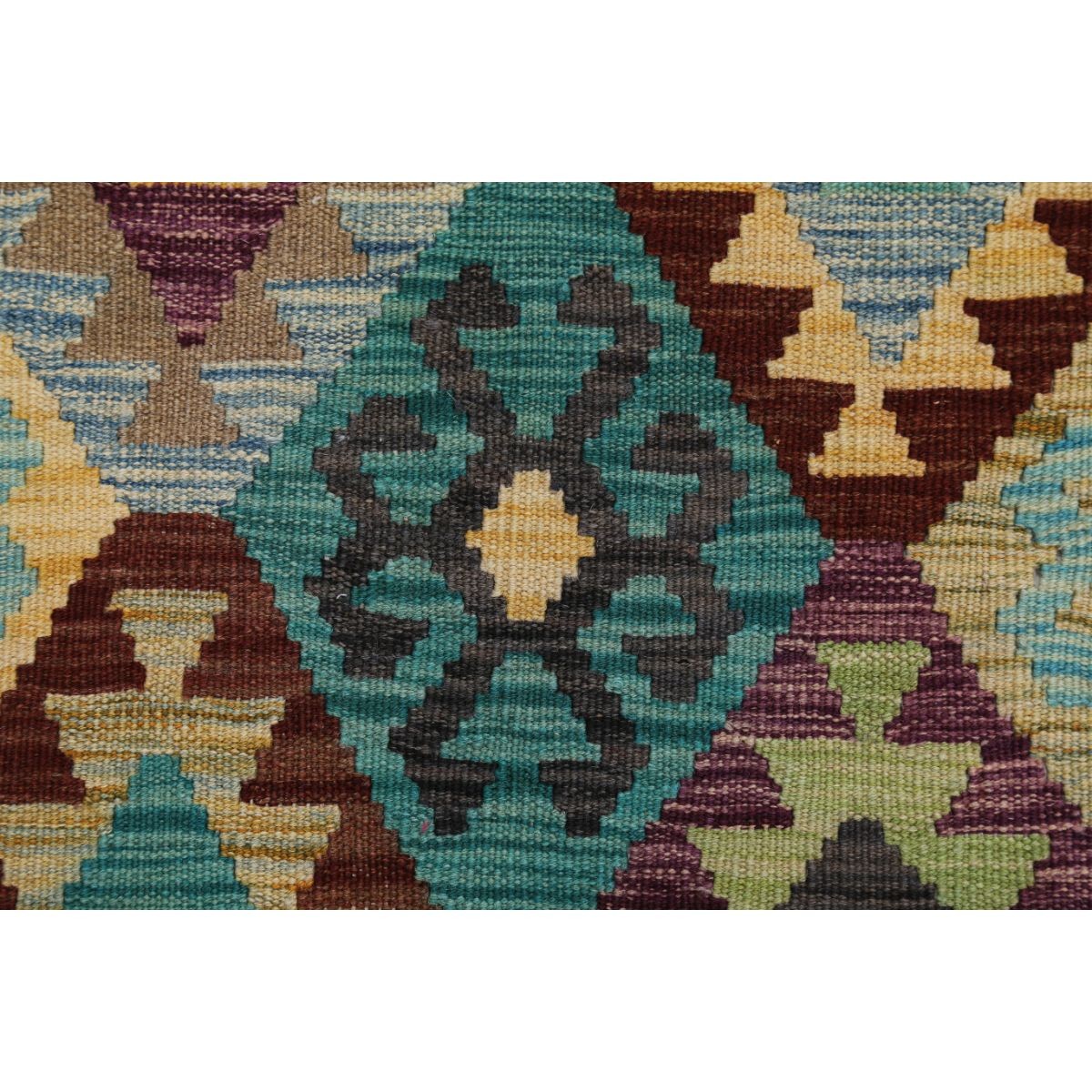 Maimana 7x10 Hand Woven Washable Wool Rug - Colorful