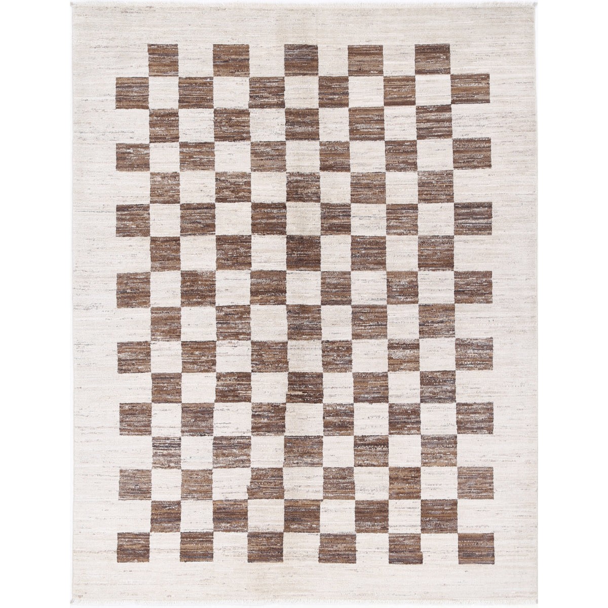 Modcar 5x6 Handmade Double Knotted Washable Wool Rug - Colorful