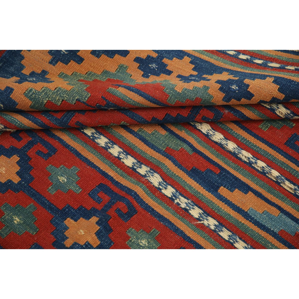 Kafkaas 5x7 Hand Woven Washable Wool Rug - Colorful