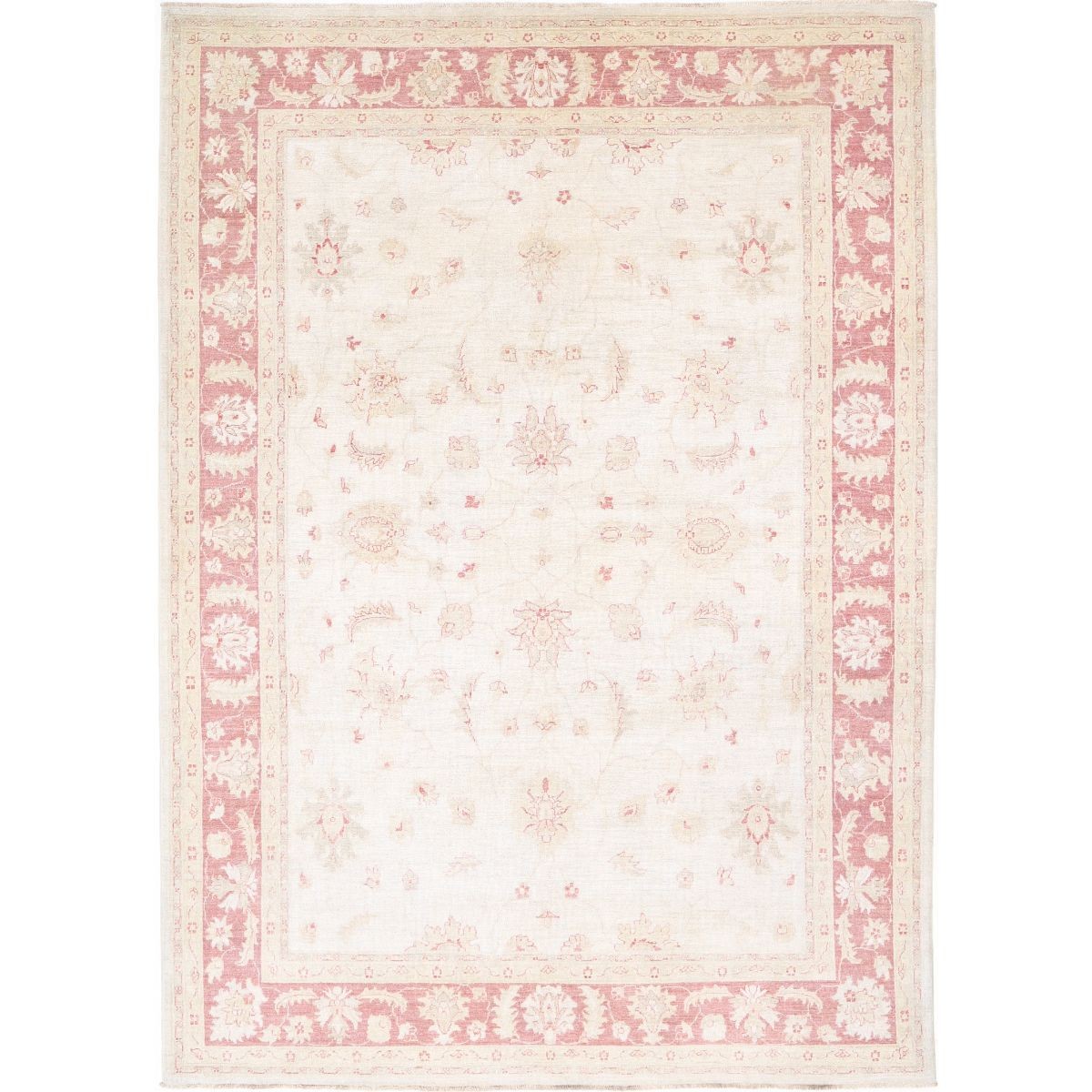 Serenity 7x10 Handmade Double Knotted Washable Wool Rug - Soft Hues