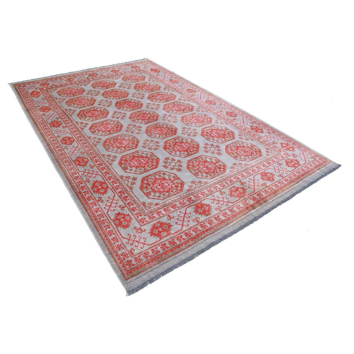 Revival 7x10 Handmade Double Knotted Washable Wool Rug - Colorful