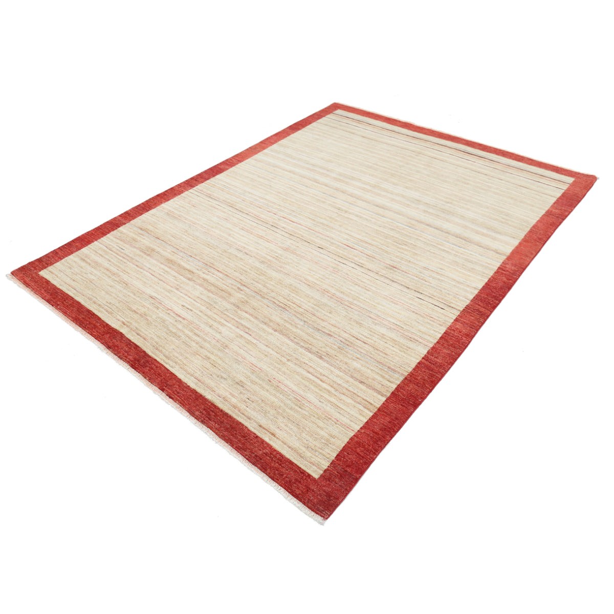 Modcar 5x8 Handmade Double Knotted Washable Wool Rug - Colorful