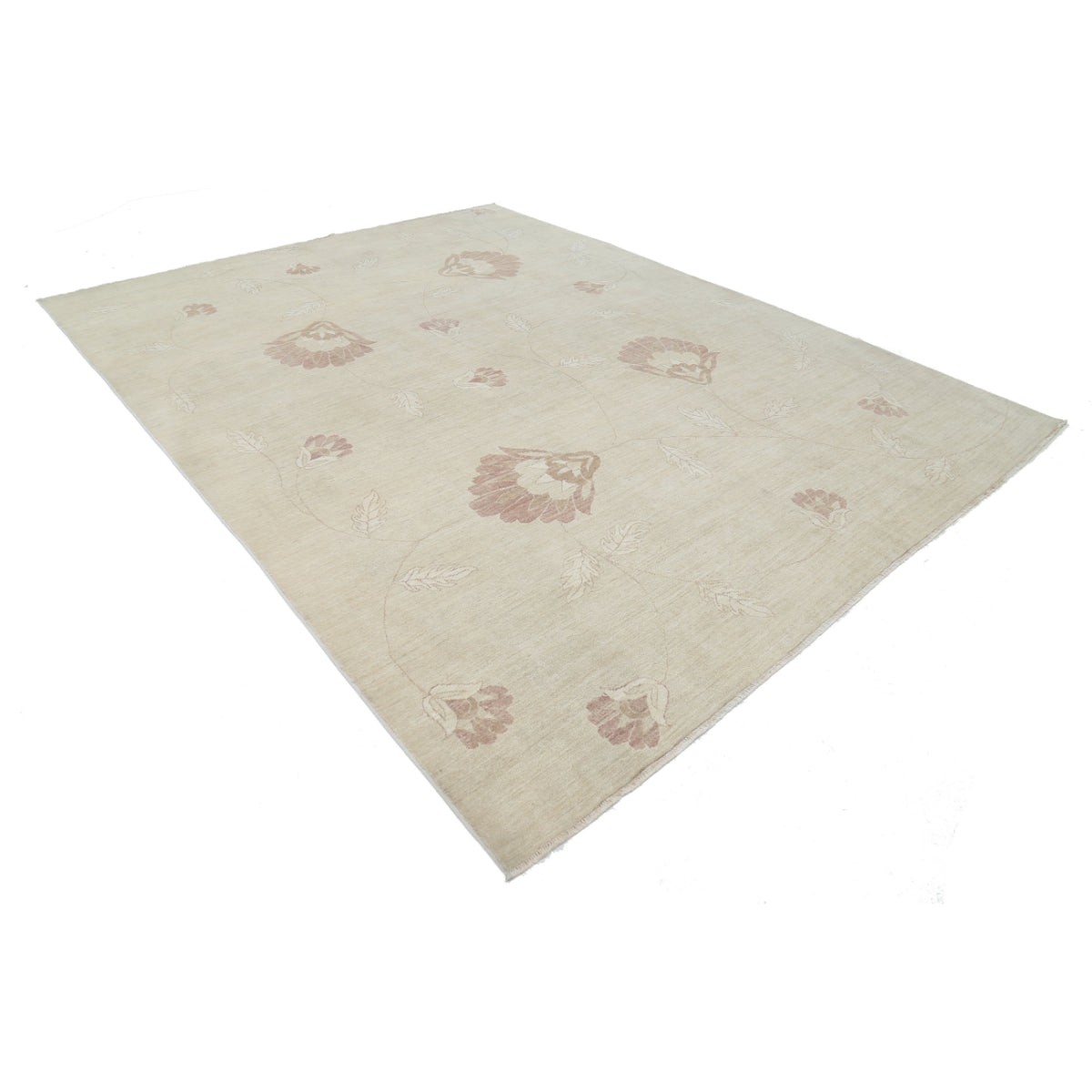 Modcar 9x11 Handmade Double Knotted Washable Wool Rug - Colorful