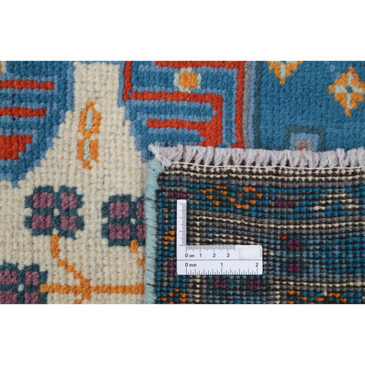 Revival 3x5 Handmade Double Knotted Washable Wool Rug - Colorful