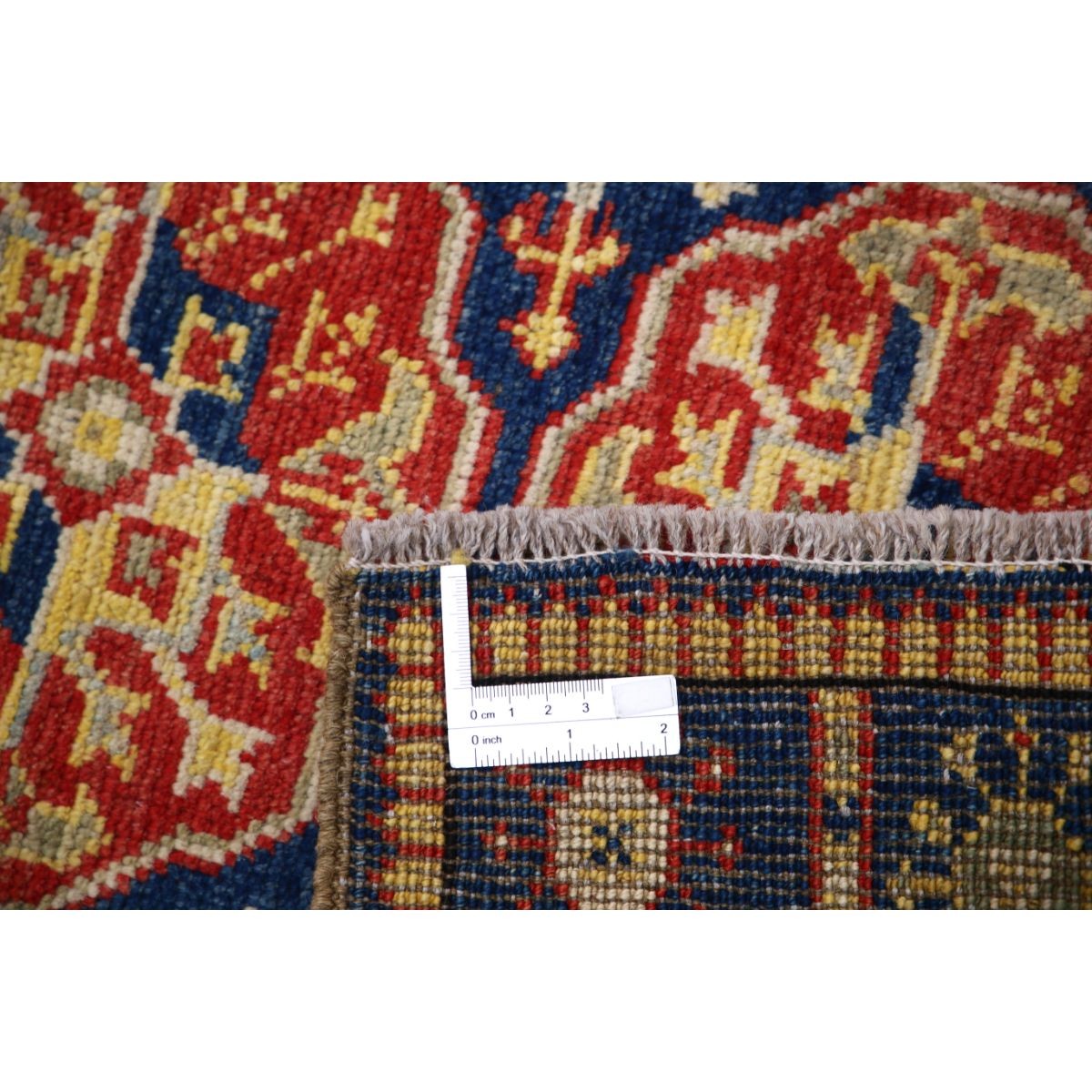 Revival 2x3 Handmade Double Knotted Washable Wool Rug - Colorful