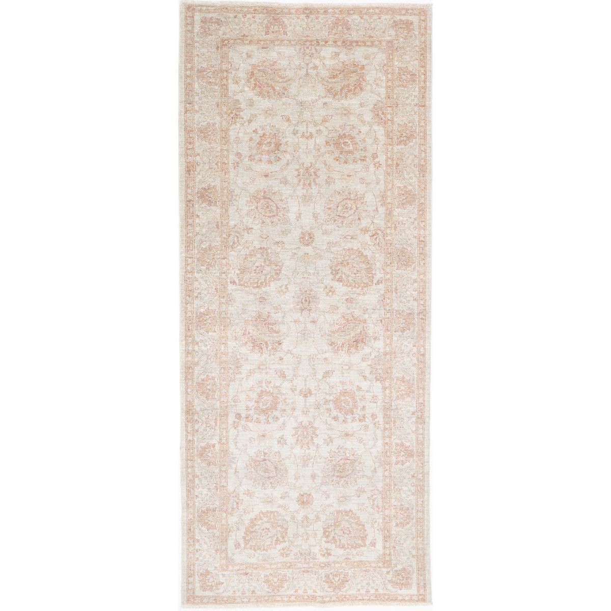 Serenity 4x10 Handmade Double Knotted Washable Wool Runner - Soft Hues