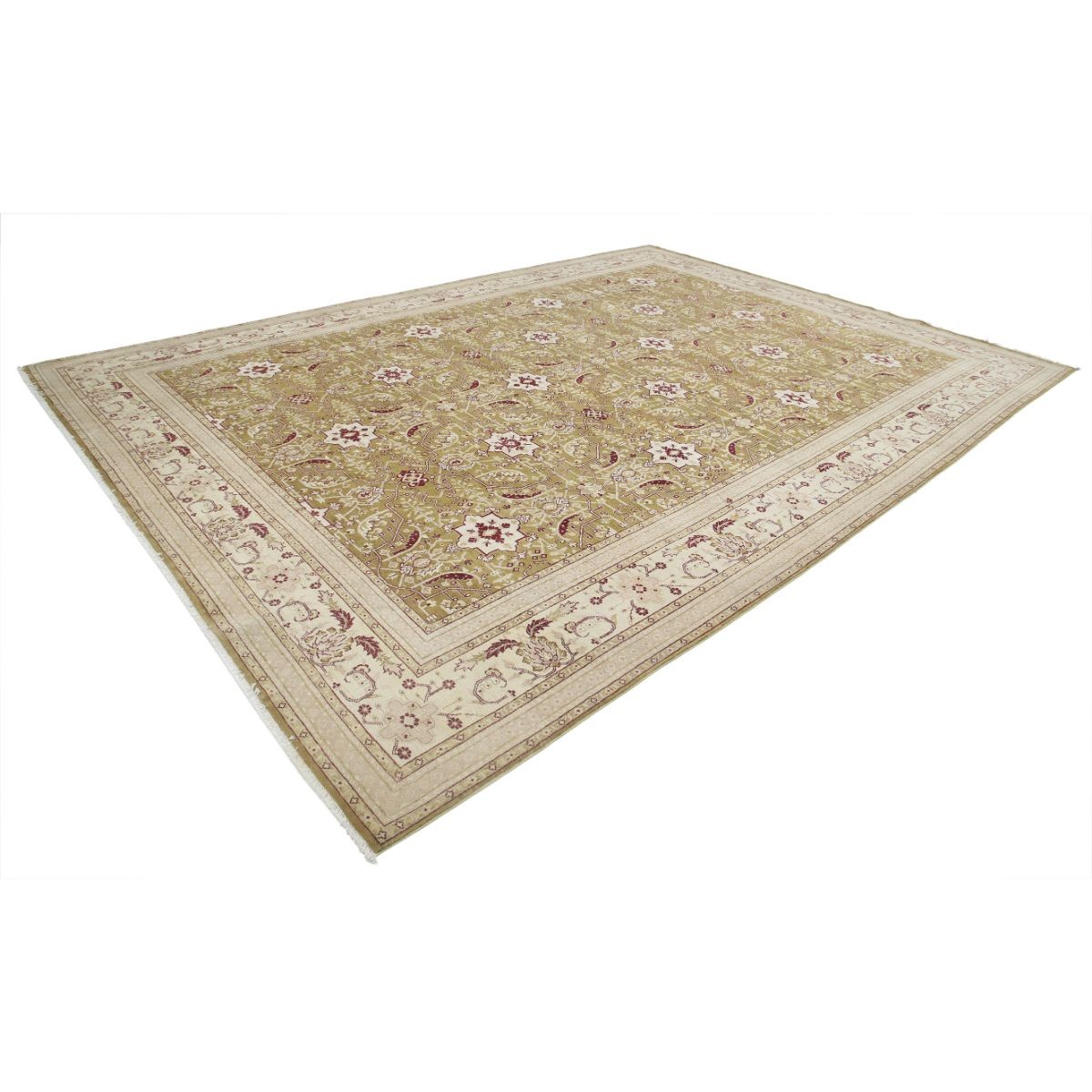 Ziegler 10x14 Handmade Double Knotted Washable Wool Rug - Colorful