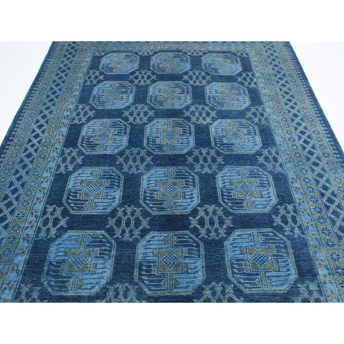 Revival 7x10 Handmade Double Knotted Washable Wool Rug - Colorful