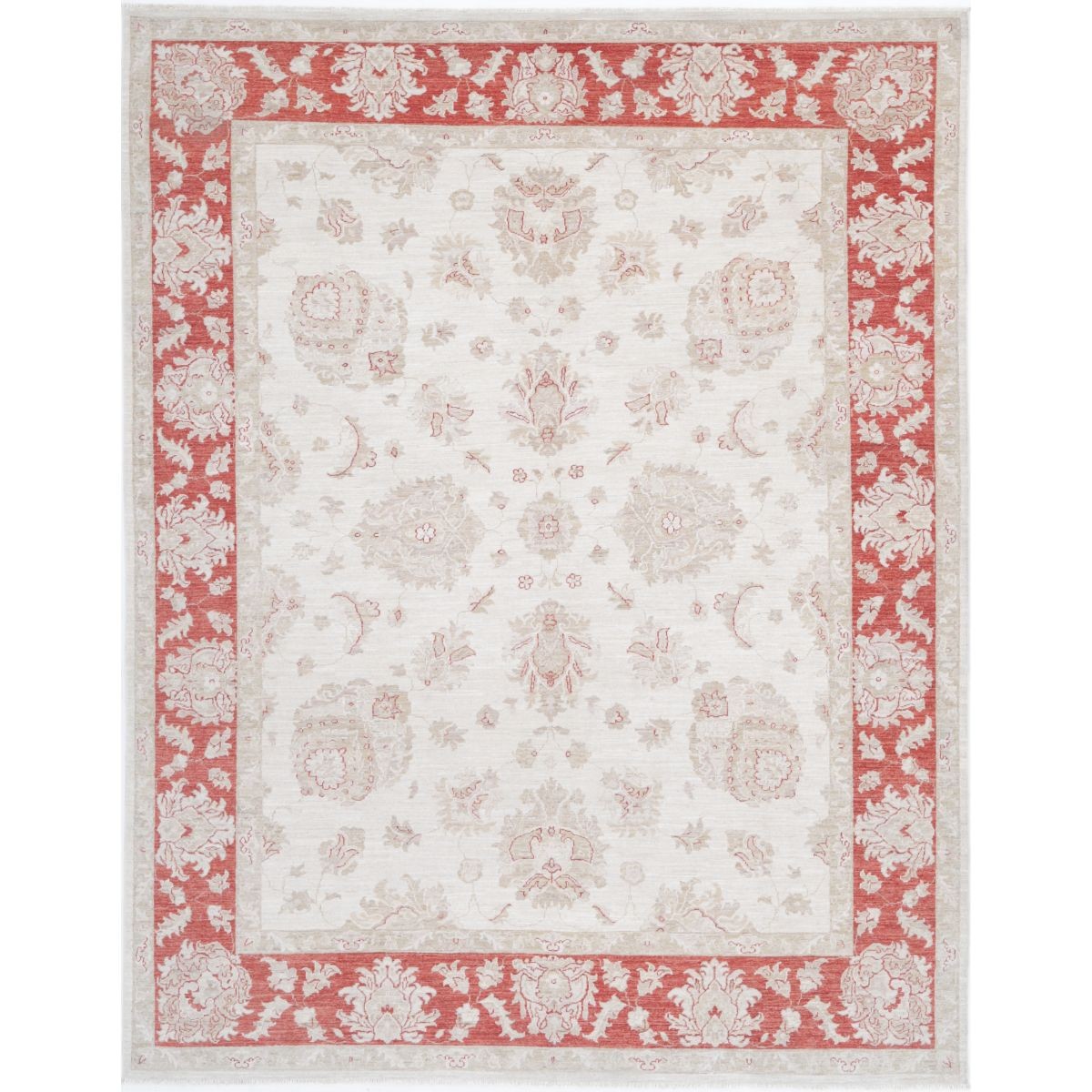 Ziegler 8x11 Handmade Double Knotted Washable Wool Rug - Colorful