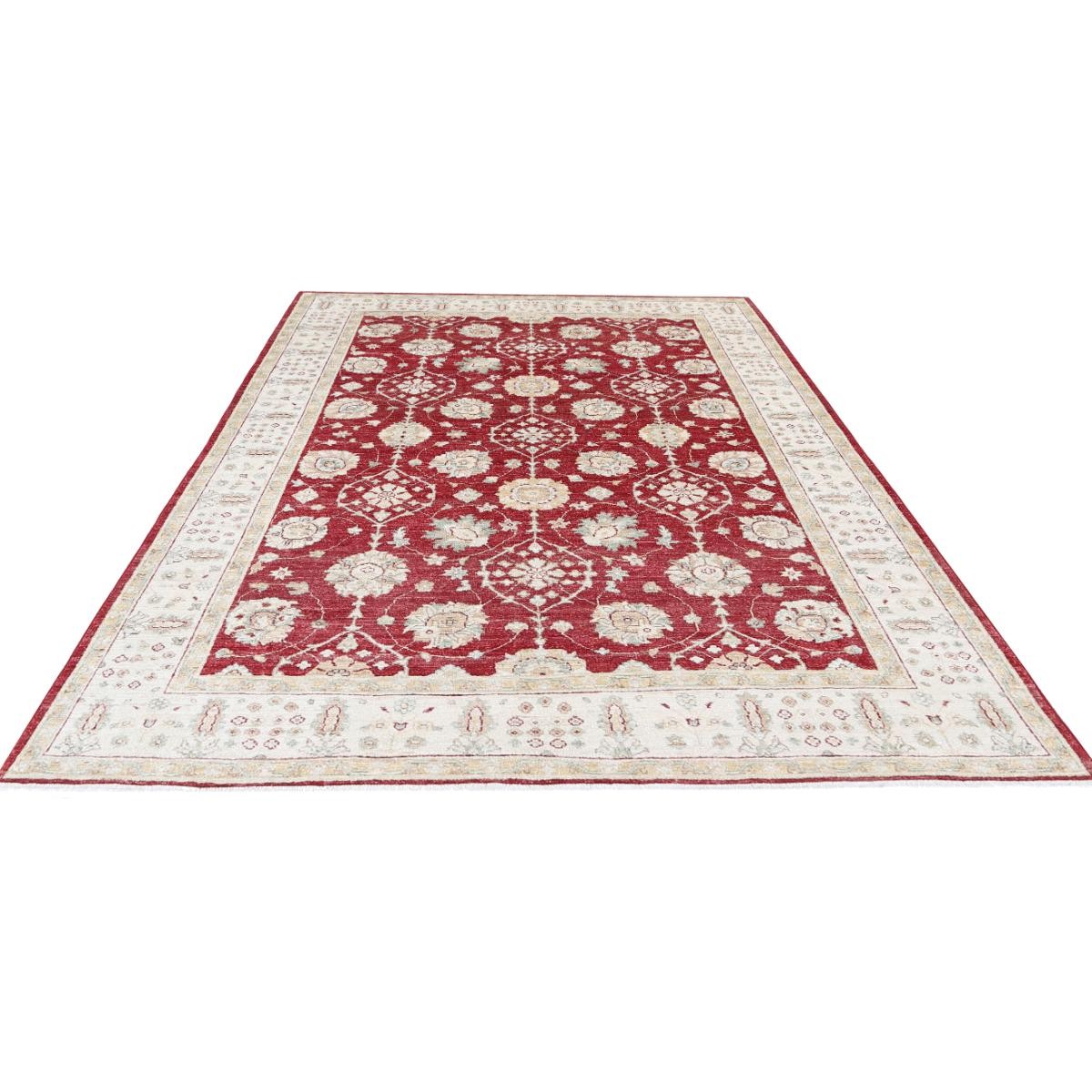 Ziegler 6x9 Handmade Double Knotted Washable Wool Rug - Colorful