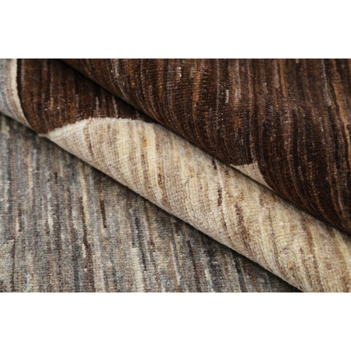 Modcar 7x8 Handmade Double Knotted Washable Wool Rug - Colorful