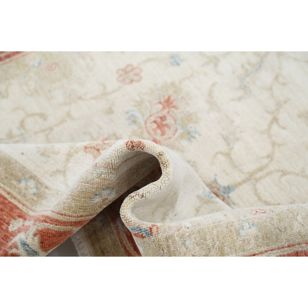 Ziegler 6x8 Handmade Double Knotted Washable Wool Rug - Colorful