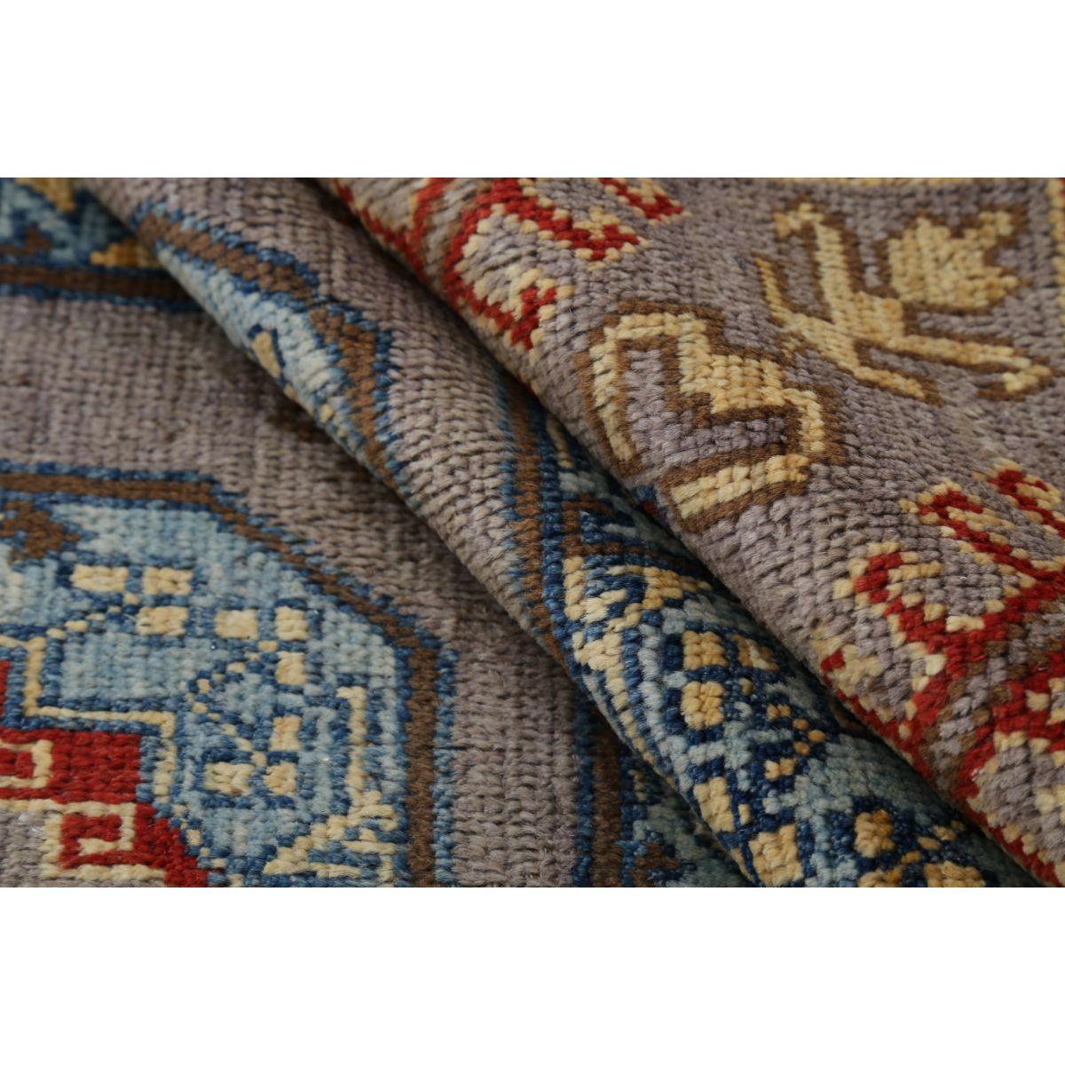 Revival 8x10 Handmade Double Knotted Washable Wool Rug - Colorful