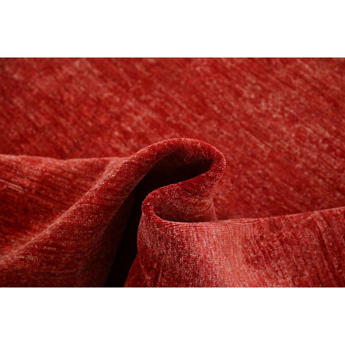 Overdye 7x10 Handmade Double Knotted Washable Wool Rug - Monochormatic