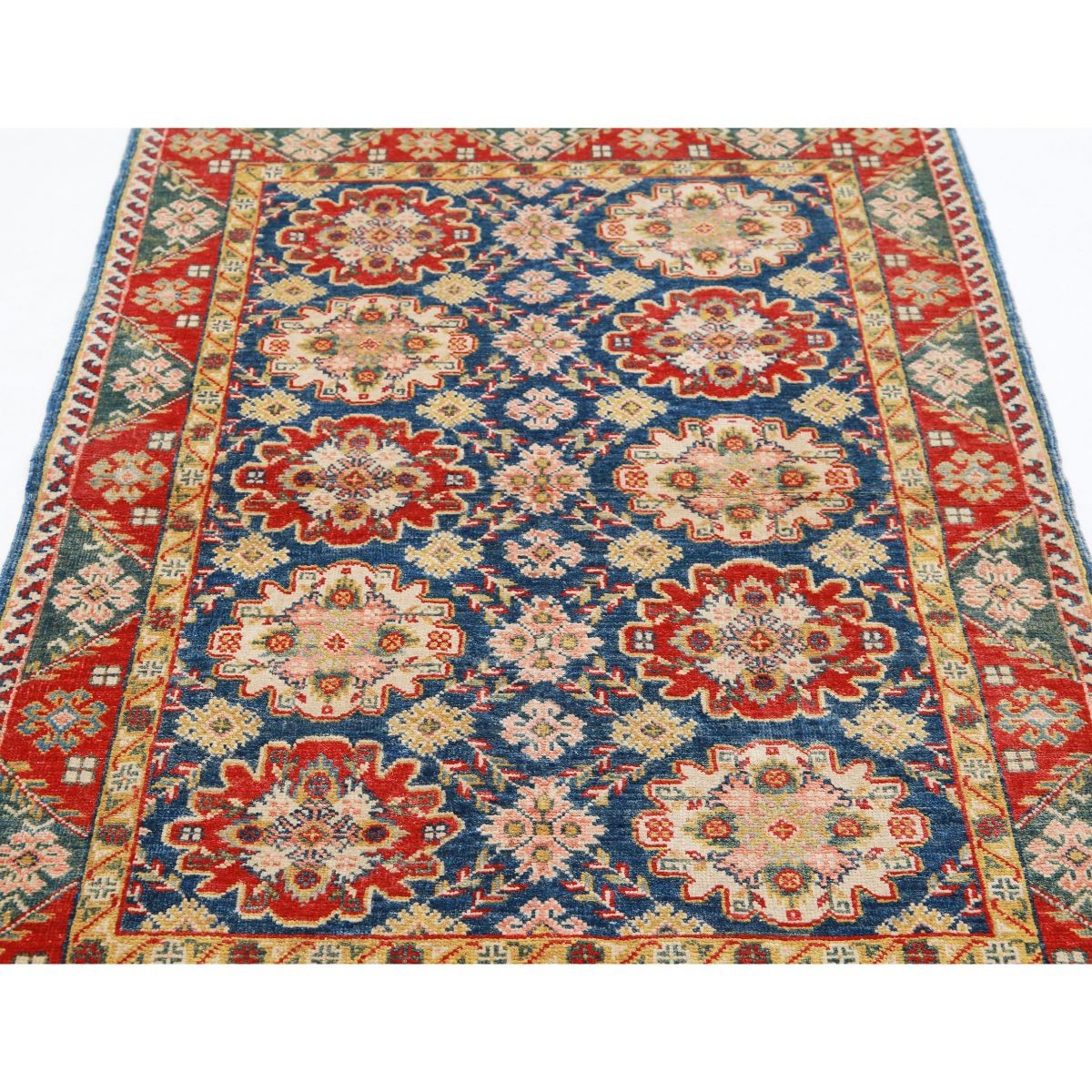 Revival 3x5 Handmade Double Knotted Washable Wool Rug - Colorful