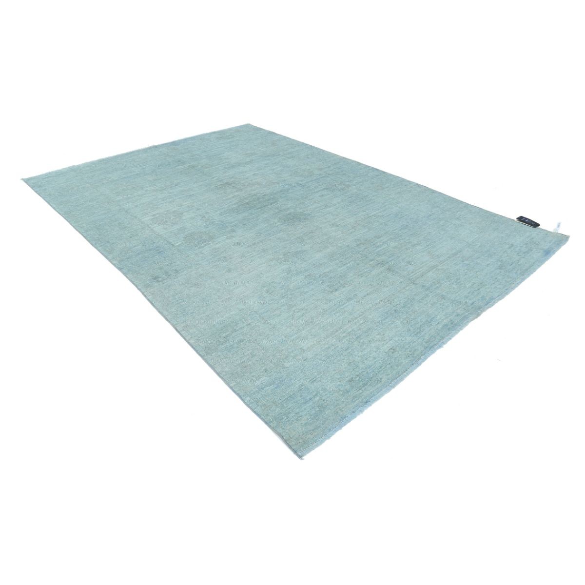 Overdye 7x10 Handmade Double Knotted Washable Wool Rug - Monochormatic
