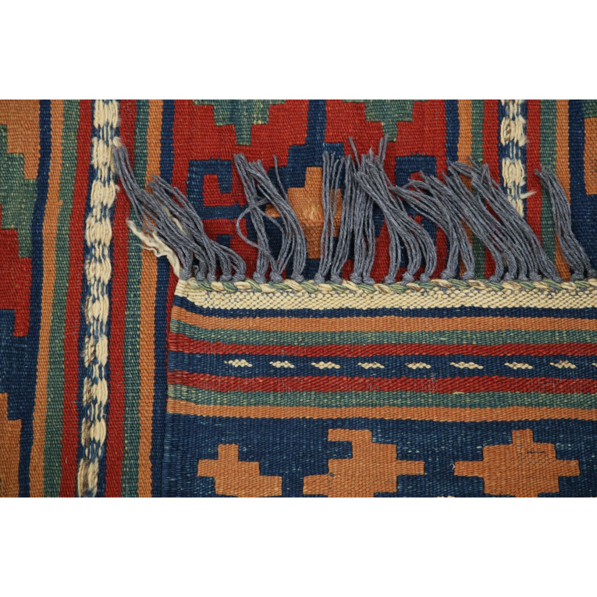 Kafkaas 5x7 Hand Woven Washable Wool Rug - Colorful
