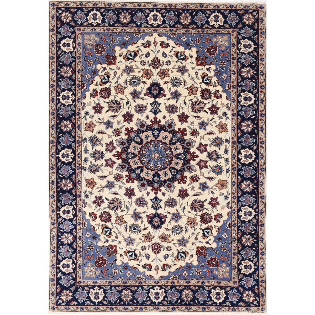 Heritage 4x6 Handmade Double Knotted Washable Wool Rug - Colorful