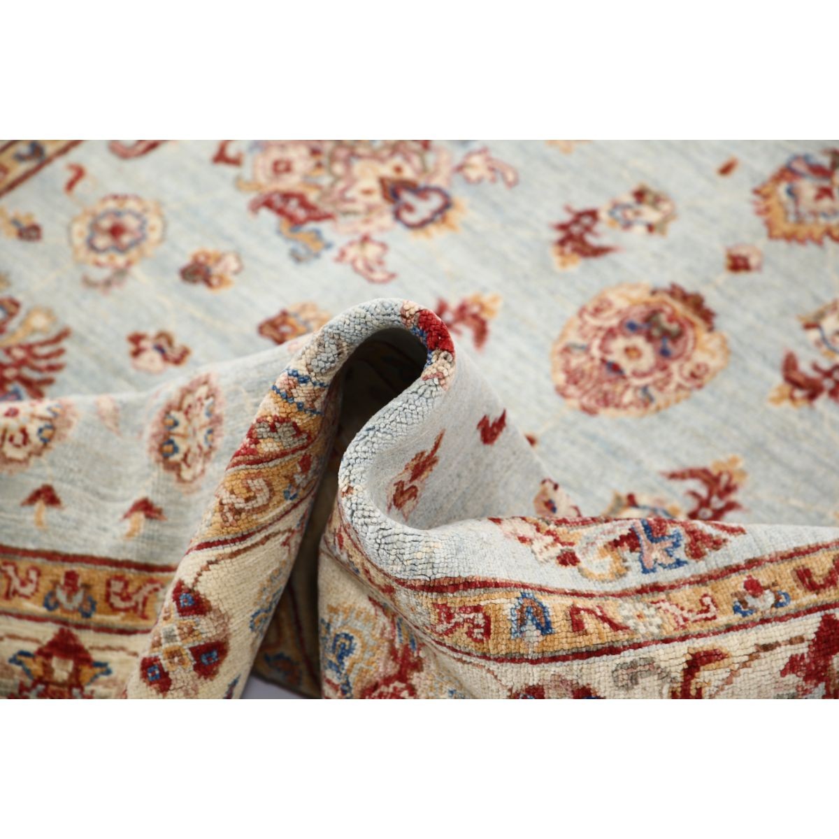 Ziegler 5x7 Handmade Double Knotted Washable Wool Rug - Colorful