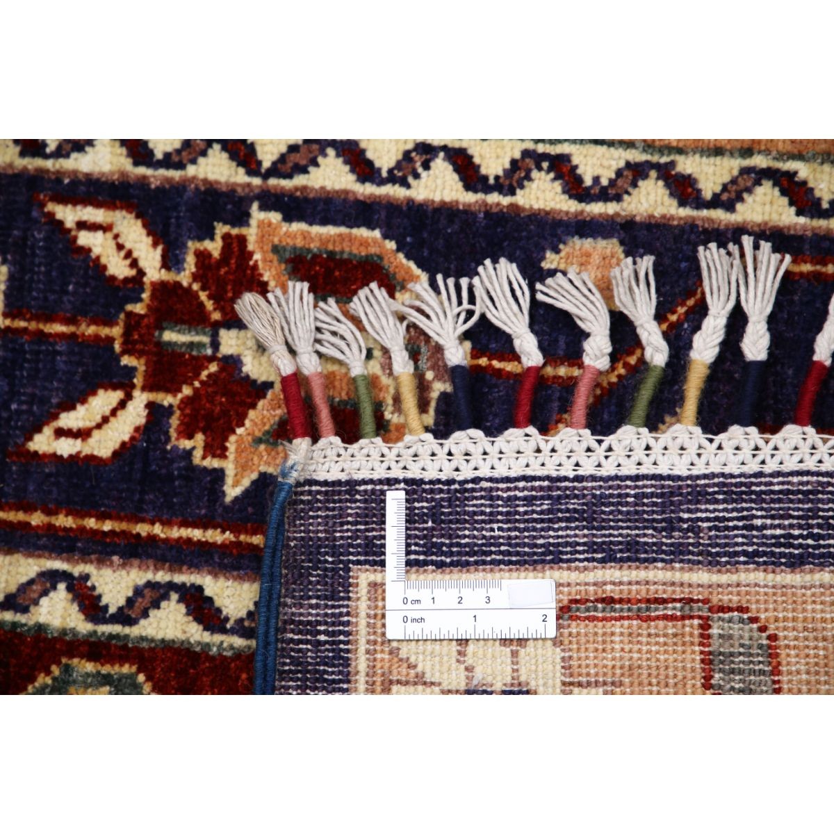 Shaal 7x10 Handmade Double Knotted Washable Wool Rug - Colorful