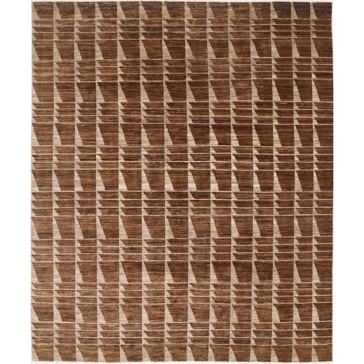 Modcar 8x10 Handmade Double Knotted Washable Wool Rug - Colorful