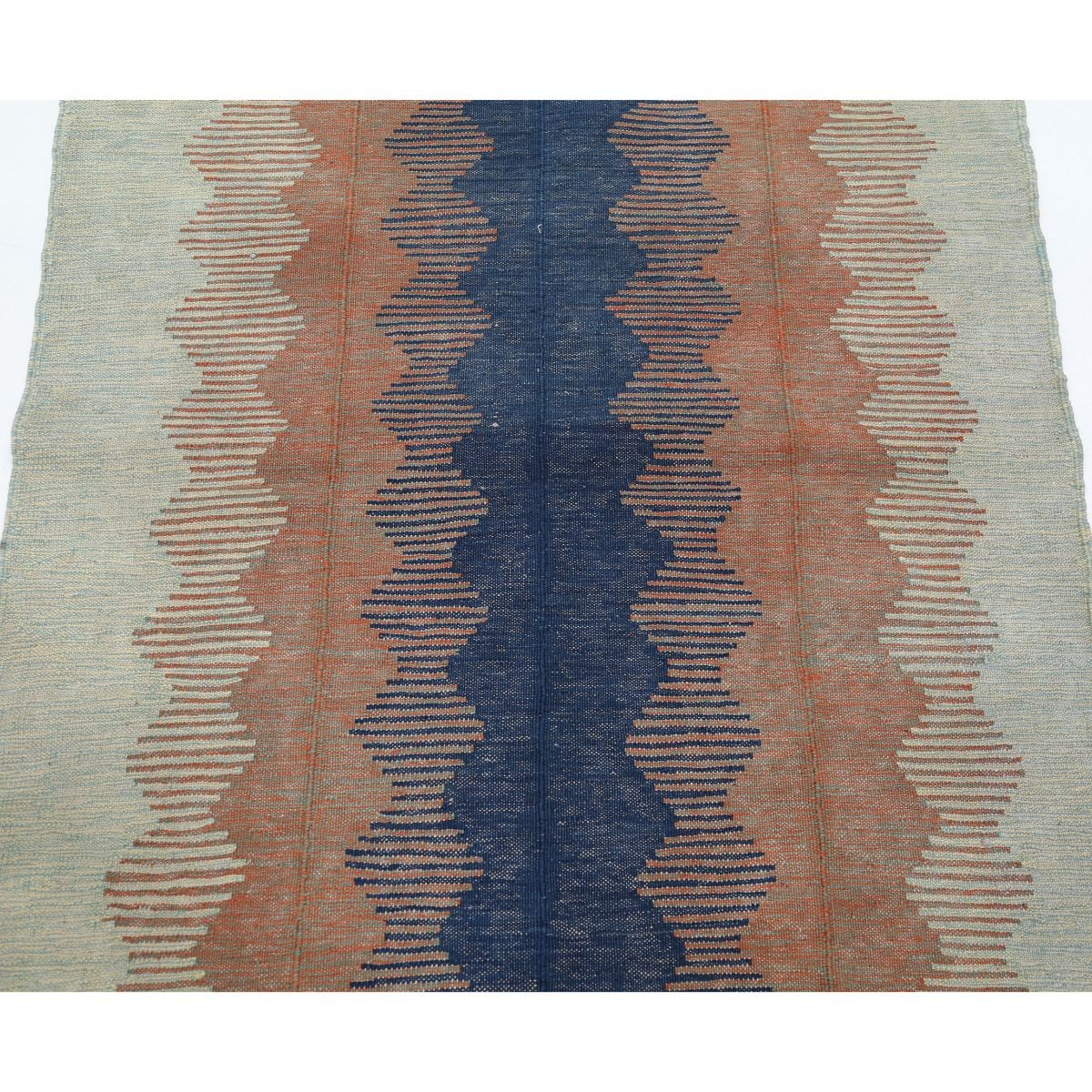 Kafkaas 3x4 Hand Woven Washable Wool Rug - Colorful