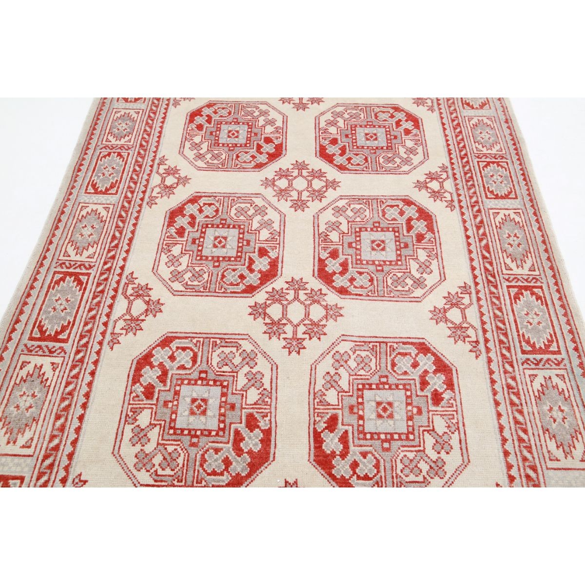 Revival 5x7 Handmade Double Knotted Washable Wool Rug - Colorful