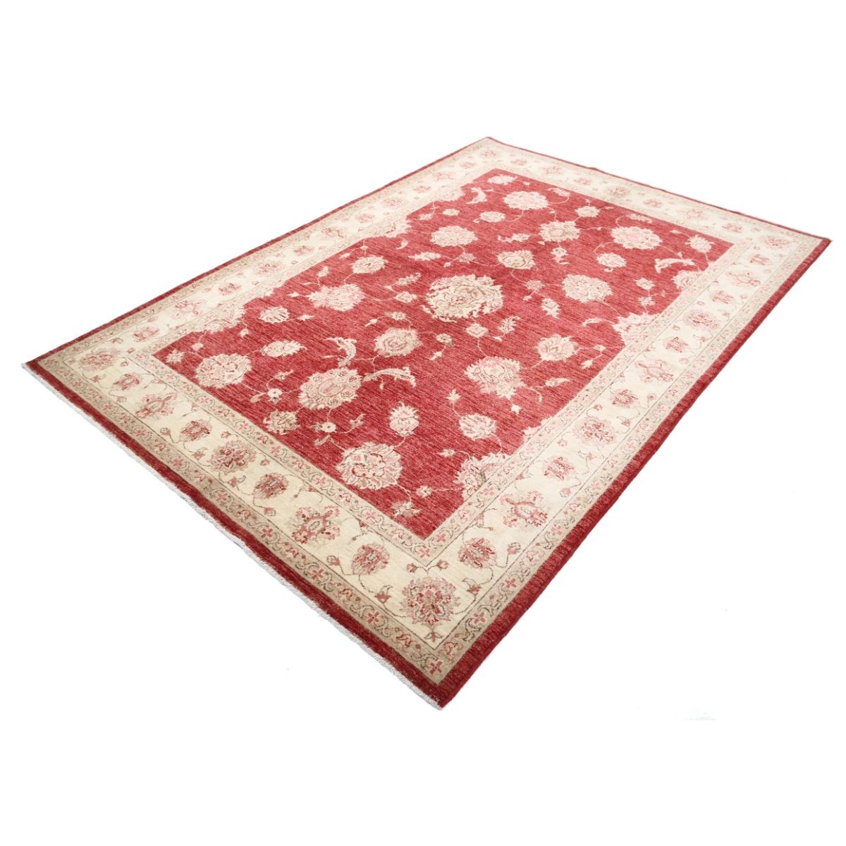 Ziegler 6x8 Handmade Double Knotted Washable Wool Rug - Colorful