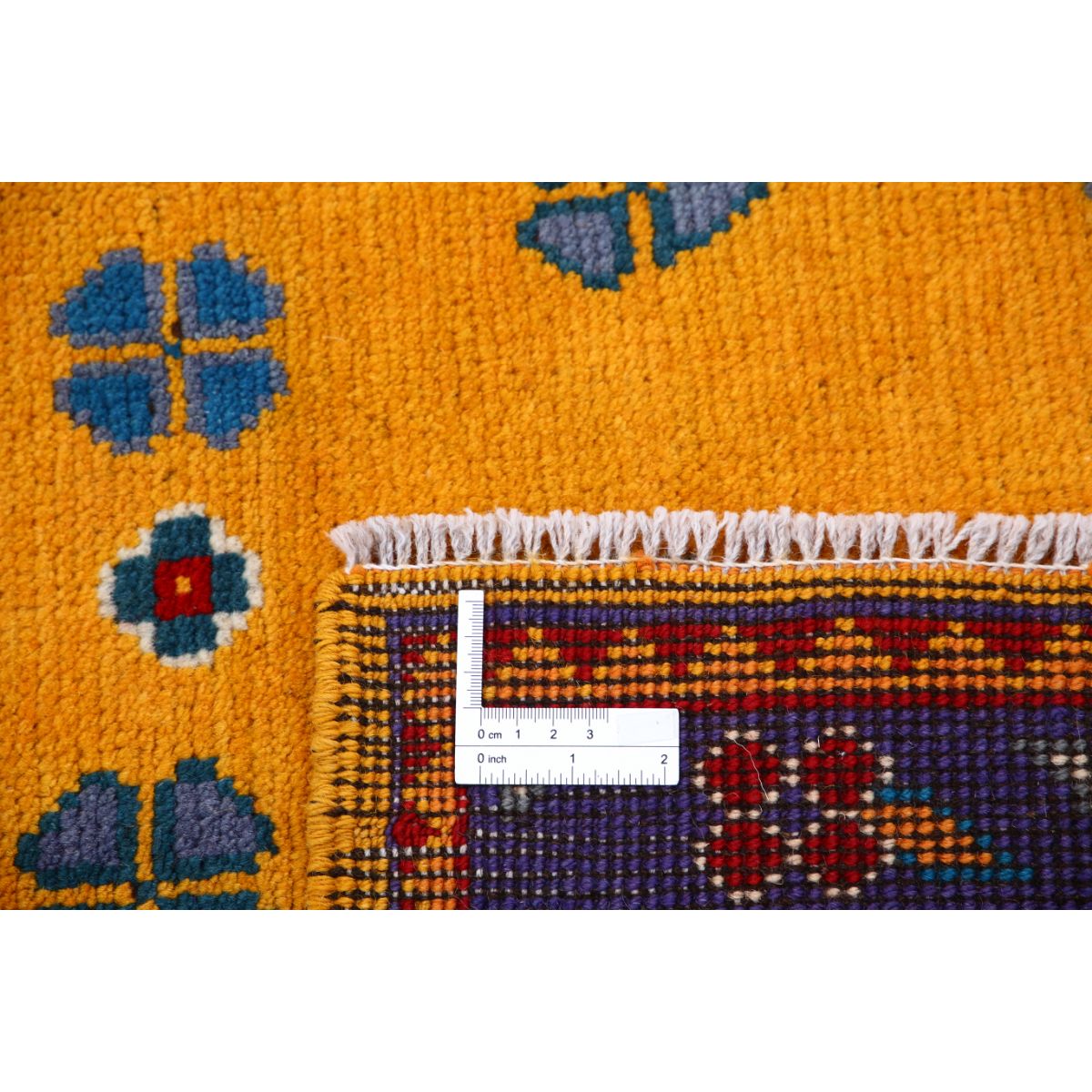 Revival 6x8 Handmade Double Knotted Washable Wool Rug - Colorful